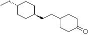 4-[2-(trans-4-Ethylcyclohexyl)ethyl]cyclohexanone molecular structure (CAS 1432597-99-3)