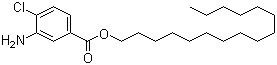 3-Amino-4-chlorobenzoic acid hexadecyl ester molecular structure (CAS 143269-74-3)