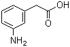 结构式 CAS# 14338-36-4, 3-氨基苯乙酸