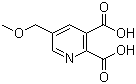 5-Methoxymethyl-2,3-pyridinedicarboxylic acid  molecular structure (CAS 143382-03-0)