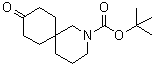结构式 CAS# 1434142-14-9, 9-氧代-2-氮杂螺[5.5]十一烷-2-羧酸叔丁酯