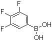 结构式 CAS# 143418-49-9, 3,4,5-三氟苯硼酸
