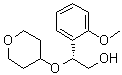 structure of CAS# 1434652-66-0, (betaR)-2-Methoxy-beta-[(tetrahydro-2H-pyran-4-yl)oxy]benzeneethanol
