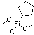 structure of CAS# 143487-47-2, Cyclopentyltrimethoxysilane;(Trimethoxysilyl)cyclopentane