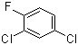 structure of CAS# 1435-48-9, 1,3-Dichloro-4-fluorobenzene;2,4-Dichloro-1-fluorobenzene; 2,4-Dichlorofluorobenzene