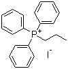 Propyltriphenylphosphonium iodide molecular structure (CAS 14350-50-6)