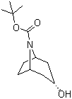 (3-endo)-3-Hydroxy-8-azabicyclo[3.2.1]octane-8-carboxylic acid tert-butyl ester molecular structure (CAS 143557-91-9)