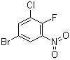 structure of CAS# 1435806-75-9, 5-Bromo-3-chloro-2-fluoronitrobenzene;5-Bromo-1-chloro-2-fluoro-3-nitrobenzene