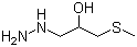 1-肼基-3-甲硫基-2-丙醇分子结构 (CAS 14359-97-8)