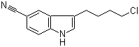 3-(4-Chlorobutyl)indole-5-carbonitrile molecular structure (CAS 143612-79-7)