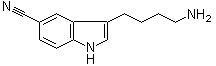 结构式 CAS# 143612-85-5, 3-(4-氨基丁基)-1H-吲哚-5-甲腈