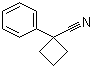 结构式 CAS# 14377-68-5, 1-苯基环丁烷甲腈; 1-苯基环丁腈