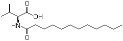 N-Dodecanoyl-L-valine molecular structure (CAS 14379-28-3)