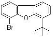 结构式 CAS# 1438391-33-3, 4-溴-6-叔丁基二苯并呋喃
