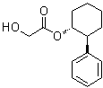 (1R,2S)-2-Phenylcyclohexyl hydroxyacetate molecular structure (CAS 143843-06-5)