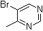 结构式 CAS# 1439-09-4, 5-溴-4-甲基嘧啶
