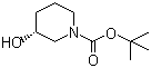 结构式 CAS# 143900-44-1, (S)-1-叔丁氧羰基-3-羟基哌啶