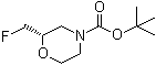 (2S)-2-(Fluoromethyl)-4-morpholinecarboxylic acid 1,1-dimethylethyl ester molecular structure (CAS 1439373-14-4)