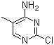4-氨基-2-氯-5-甲基嘧啶分子结构 (CAS 14394-70-8)