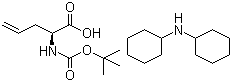 Boc-L-2-allylglycine dicyclohexylamine salt molecular structure (CAS 143979-15-1)