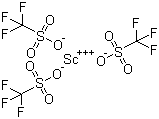 Scandium trifluoromethanesulfonate molecular structure (CAS 144026-79-9)