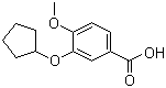 structure of CAS# 144036-17-9, 3-Cyclopentyloxy-4-methoxybenzoic acid