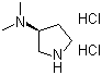 (S)-(-)-3-Dimethylaminopyrrolidine dihydrochloride molecular structure (CAS 144043-20-9)