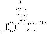 3-[Bis(4-fluorophenyl)phosphinyl]benzenamine molecular structure (CAS 144091-76-9)