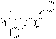structure of CAS# 144163-85-9, [(1S,3S,4S)-4-Amino-3-hydroxy-5-phenyl-1-(phenylmethyl)pentyl]carbamic acid 1,1-dimethylethyl ester;BDH Pure
