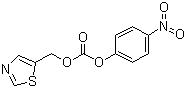 结构式 CAS# 144163-97-3, ((5-噻唑基)甲基)-(4-硝基苯基)碳酸酯