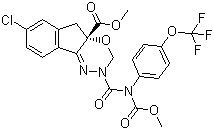 Indoxacarb molecular structure (CAS 144171-61-9)