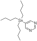 结构式 CAS# 144173-85-3, 5-(三丁基锡)嘧啶