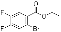 2-Bromo-4,5-difluorobenzoic acid ethyl ester molecular structure (CAS 144267-97-0)