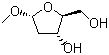 甲基-2-脱氧-alpha-L-赤式戊呋喃糖分子结构 (CAS 144301-84-8)
