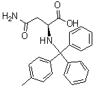 N-[(4-Methylphenyl)diphenylmethyl]-L-asparagine molecular structure (CAS 144317-20-4)