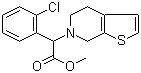Methyl 2-(2-chlorophenyl)-2-(4,5-dihydrothieno[2,3-c]pyridin-6(7H)-yl)acetate molecular structure (CAS 144457-43-2)