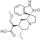Isorhyncophyllic acid molecular structure (CAS 144525-05-3)