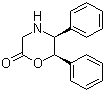 structure of CAS# 144538-22-7, (5S,6R)-5,6-Diphenyl-2-morpholinone