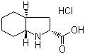 (2S,3aR,7aS)-1H-八氢吲哚-2-羧酸盐酸盐分子结构 (CAS 144540-75-0)
