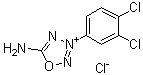 5-氨基-3-(3,4-二氯苯基)-1,2,3,4-氧杂三唑鎓氯化物分子结构 (CAS 144575-47-3)