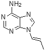 9-(1E)-1-Propen-1-yl-9H-purin-6-amine molecular structure (CAS 1446486-33-4)