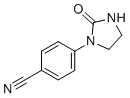 4-(2-Oxoimidazolidin-1-yl)benzonitrile molecular structure (CAS 144655-81-2)