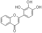 2-(2,3,4-Trihydroxyphenyl)-4H-1-benzopyran-4-one molecular structure (CAS 144707-18-6)