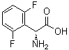 (R)-alpha-Amino-2,6-difluorobenzeneacetic acid molecular structure (CAS 144744-42-3)