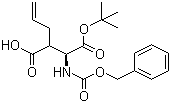 N-[(Phenylmethoxy)carbonyl]-3-allyl-L-aspartic acid 1-tert-butyl ester molecular structure (CAS 144787-23-5)