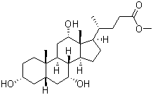 结构式 CAS# 1448-36-8, 胆酸甲酯