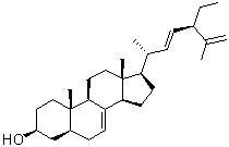 (3beta,5alpha)-Stigmasta-7,22,25-trien-3-ol molecular structure (CAS 14485-48-4)