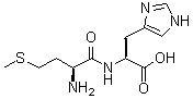 结构式 CAS# 14486-12-5, L-蛋氨酰-L-组氨酸