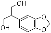 结构式 CAS# 144881-19-6, Junipediol B; 2-(1,3-亚甲二氧基苯-5-基)-1,3-丙二醇