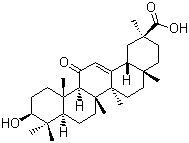 structure of CAS# 1449-05-4, 18alpha-Glycyrrhetinic acid;(3beta,18alpha,20beta)-3-Hydroxy-11-oxoolean-12-en-29-oic acid
